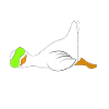 Ente lustig faul Spruch