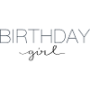 Fille d’anniversaire design élégant