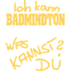 Ich kann Badmindton