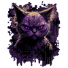 Chat siamois effrayant