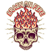 Skull Brain Funny Saying Brain-On-Fire