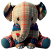 Fabric elephant