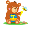 Bear and bee