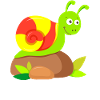 Snail with house