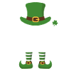 Prosecco Drinking Leprechaun