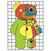 Teddy bear, robot