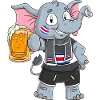 Costa Rica Fan Elephant