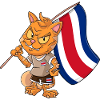 Costa Rica Fan Cat