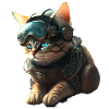Futuristic cat
