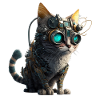 Futuristic cat