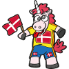 Dänemark Crazy Einhorn