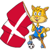 Denmark Fan Cat
