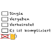 Single Vergeben Bierkrug