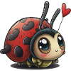 Coccinelle amour