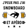 j'peux pas snowboard apéro