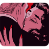 A pink kiss