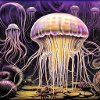 luminous jellyfish
