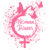 Woman Power,Freedom,Butterflies,Women,Pink