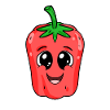 Pepper Face Motif Cute