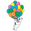 Bear Kids Motif Ballon Ballons