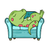 Dinosaur Bed Sleep Tired