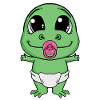 Dinosaur Green Baby