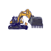 Bagger Baggern Baggerfahrer