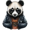 Panda Lederjacke - Style Panda