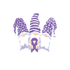 Gnome Epilepsy Purple Ribbon Epileptic