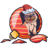 Pug Dog Pug Christmas