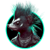 Mouffette punk