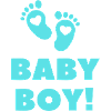 Schrift Baby Boy!