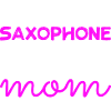 Fille mère saxophoniste