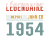 Légendaire Depuis Janvier 1954 Anniversaire