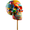 Sweets Lollipop Skull