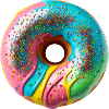 Bunte Donut Vibes