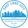 Salt Lake City Skyline Stamp
