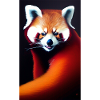 Red Panda comic cartoon drawing