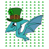 Dinosaur St. Patrick's Day Dino