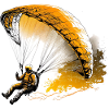 Flying high, paragliding