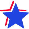 Red, White and Blue Stars