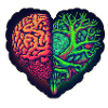 Brain and Heart merged together