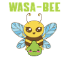 Sweet Wasabi Bee Design