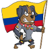 Ecuador Fan Dog