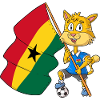 Ghana Fan Cat