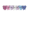 Bigender Flag Pride LGBTQ Axolotl