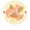 Professional Procrastibaker Baker Baking Bakery