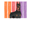 Doberman Mama Girls Dogs Dobermans Doberman