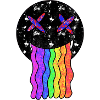 Regenbogenspritzer