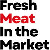 Viande fraîche sur le marché